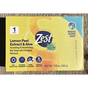 Zest Lemon Peel Extract & Aloe Soap - 7.02oz Bar